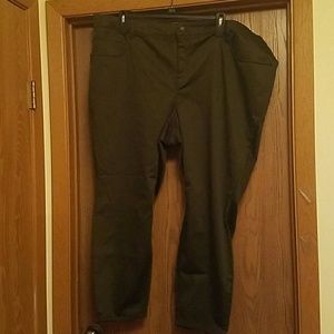 Old Navy rockstar green jeans